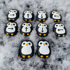 Yellow Door Pre-Coding Penguin Stones 18-Piece Set-Robust enough to use outdoors in mud, sand, water or snow