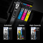 Epson T822 Ink Cartridge - Standard Capacity - Black-Epson printing system is specifically designed to be used with Epson Genuine Cartridges. Use of non-genuine ink could cause damage not covered under the printer's limited warranty