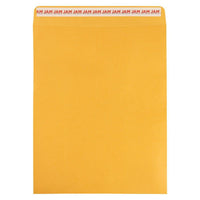 Jam Paper Open End Catalog Commercial Envelopes with Peel and Seal Closure - 11 1/2" H x 14 1/2" W - Brown Kraft Manila - 100 Pack-Color: Brown Kraft Manila