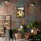 Sidney Crosby Pittsburgh Penguins Raising Stanley Cup - Framed Canvas - 22" x 31"-Officially licensed by the NHL and NHLPA