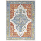 Modway Citlali Distressed Southwestern Aztec Area Rug - 5 ft W x 8 ft L - Multicolored-Colorful Southwestern Aztec Area Rug