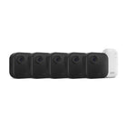 Amazon Blink Outdoor 4 - 5 Cameras with Sync Module Core-Outdoor 4 is our most affordable wireless smart security camera yet, offering up to two-year battery life for around-the-clock peace of mind. Local storage not included with Sync Module Core.