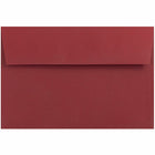 JAM Paper A9 Invitation Envelopes - 5.75 x 8.75 - Dark Red - 25 Pack-Envelope Features: Straight flap gum closure, high quality Smooth paper finish