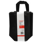Staples Reusable Bags - 8.7"W x 9.0"H x 4.3"D Laminated - Black - Small - 25 Pack-Comes in a pack of 25 bags