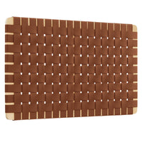 Modway Sparta Weave Wall-Mount Vegan Leather Twin Headboard - Natural Brown-Twin Size Headboard Only
