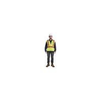 Zenith Safety - Veste D'Arpenteur Haute Visibilité, Conforme À La Csa, Jaune Lime Haute Visibilité, T-Grand, paquet de 6-Couleur Jaune lime haute visibilité
