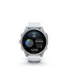 Garmin - fēnix 8 – 43 mm, AMOLED, argent avec bracelet en silicone Whitestone-8