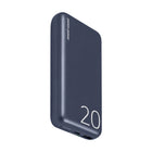 LOGiiX Piston Power 20000 mAh Banque d'alimentation en aluminium - Minuit Bleu-Batterie externe de 20 000 mAh compacte et élégante en aluminium avec alimentation USB