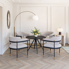 Zuo Zadar Dining Chair - Misty Grey-Dimensions: 23.2" L x 25.2" W x 31.5" H