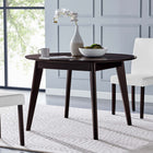Modway Vision 45" Round Dining Table - Cappuccino-Wood Grain Veneer and MDF
