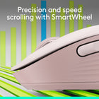 Logitech Signature M650 Wireless Mouse - Rose-The optimal fit for your hand: This comfortable mouse is designed for small-to-medium sized hands, for the optimal fit