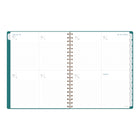 AT-A-GLANCE 2026-2027 Signature Lite Weekly/Monthly Academic Planner - 11" H x 8-3/8" W - Teal - Bilingual-12 months of weekly/monthly academic planning