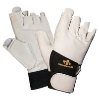 Impacto 409-30 Half Finger Impact Glove, Small-Anti-impact and anti-vibration glove