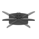 Kanto Universal Monitor Desktop Stand - Height Adjustable - 360 Degree Rotation - Black-Monitor tilt mechanism provides +20° to -50° of angle