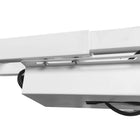 MotionGrey Under Desk Cable Management Tray - Cord Organizer for Standing Desks & Workstations - White-Spacious & Versatile: Designed to fit multiple power bricks, surge protectors, and bundles of cables-perfect for complex desk setups
