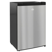 HOMCOM Compact Upright Mini Freezer - 3 cu. ft. - Silver-3 Cu.Ft. (85 L) capacity provides enough room for frozen food, drinks, and ice cream