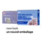 Perk Extra Large Clear Bags - 31" x 40" - Clear - 20 Pack-20-Pack.