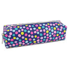 Fashion Stationery Dotty Spots Pencil Case - 8.27" L x 2.17" W x 2.17" H - Multicolour-Ideal for holding pens, pencils and small accessories