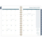 Cambridge - Agenda hebdomadaire/mensuel jardin de minuit 2026 - 8 1/2 po H x 5 1/2 po l - multicoloure - bilingue-Couverture en poly transparent et durable résistant à l'eau