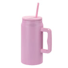 General Supply Goods + Co - Gobelet géant en acier inoxydable - 1,35 L - Rose-En acier inoxydable durable avec fini thermolaqué