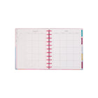 The Happy Planner 2026–2027 Big Disc Bound Dated Planner - 11-1/2" x 10-1/4" - Abstract Expression-Showcases stunning and vibrant covers and tabbed monthly dividers featuring vibrant abstract artwork by Amira Rahim