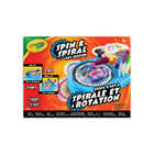 Crayola Spin & Spiral Art Station-DIY CRAFTS FOR KIDS: This fun arts and crafts kit for kids includes the base unit, 20 paper discs, 2 gears, 1 stencil gear guide, 6 pip-squeaks skinnies markers, 3 ink bottles, 1 spinning plate, 1 cardboard disc and instruction sheet