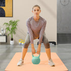 Soozier 18 lb Soft Kettlebell-Features a wide, non-slip handle for a comfortable and secure grip, allowing for single or double-handed use