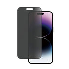 PanzerGlass Privacy Screen Protector iPhone 14 Pro Max - Black-A case-friendly screen protector made of flat tempered glass