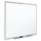 Quartet Standard Dry-Erase Board, Aluminum Frame, 36" x 24"-Delivers effective performance when planning and organization is needed in low-use personal environments.