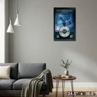 RUSH Fly By Night 50th Anniversary Frame with Platinum LP - Framed Print - 24.5" x 36.5"-Ready to hang - arrives fully assembled