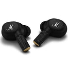 Marshall Motif II ANC Wireless Earbuds - Black-CANCEL THE NOISE, AMPLIFY THE SOUND: Get locked into the sounds of your choice with improved active noise cancellation and use the app to amplify your playlist, so that you can savour the music that matters to you, uninterrupted.