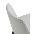 Manhattan Comfort - Lot de 2 chaises de salle à manger modernes Gansevoort 19 po en similicuir gris pierre-10