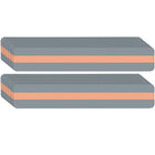 Ashley Productions Sentence Strip Reading Guide - 1-1/4" x 7-1/4" - Peach - 24 Pack-Easily track print through transparent tinted window