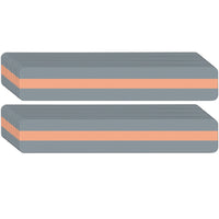 Ashley Productions Sentence Strip Reading Guide - 1-1/4" x 7-1/4" - Peach - 24 Pack-Easily track print through transparent tinted window