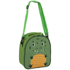 Merangue Kids Animal Insulated Lunch Bag - Dinosaur-Detachable, adjustable top handle and shoulder strap