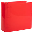 JAM Paper - Classeur en plastique de 4 pouces - classeur à 3 anneaux rouge-Quantité : Vendu individuellement | Conçu pour durer longtemps et résister aux déchirures ou aux pliages, facile à nettoyer.