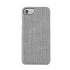Gry Mattr - Étui en tissu GMF7CT pour iPhone 6/7/8 - Tweed gris frais-Tissu doux avec doublure en microfibre pour éviter les rayures