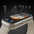 HiFuture - Montre connectée EVO2 1,47 po - Beige-Suivi de 24 modes sportifs Prise en charge de plus de 24 types d'entraînement, notamment la marche, le vélo et le yoga, parfait pour suivre votre condition physique selon vos conditions