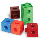 Learning Resources - Ensemble de cubes en plastique à assembler par pression - à partir de la maternelle - 500/ensemble-Taille : 3/4 po
