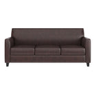 Flash Furniture – Sofa en cuir Hercules Diplomat, brun-Coussins de siège et de dossier fixes