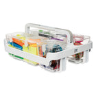Deflecto Stackable Caddy Organizer with 3 Containers-Essential for bringing supplies with you, or organizing a small space.