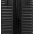 Swiss Mobility YVR 26" Hardside Spinner Luggage - Black-Zipper-release expansion system for 20%. more packing space