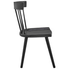 Modway Sutter Wood Dining Side Chair - Black - 2 Pack-7