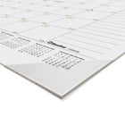 Blueline 2026 Gold Monthly Desk Pad Calendar - 22" x 17" - Bilingual-One month on each sheet, one block per day