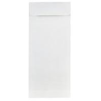 JAM Paper #10 Policy Envelopes, 4 1/8 x 9.5, Strathmore Bright White Wove, 1000 Pack (191248B)-Bright white