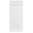 JAM Paper Enveloppes commerciale Strathmore à extrémité ouverte et gommée, 4 1/8 x 9 1/2 po, blanc lumineux, 1000/paquet-Blanc lumineux
