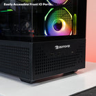 iBUYPOWER Gaming PC Desktop - Intel Core Ultra 7 265F CPU - NVIDIA RTX 5070 GPU - 1 TB SSD - 32 GB RAM - Windows 11 Home-1 TB NVMe SSD