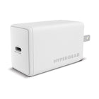 HyperGear 65W SpeedBoost GaN USB-C PD Wall Charger with PPS - White-65W USB-C Power Delivery with PPS