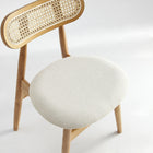 Manhattan Comfort Colbert 17.52" Industry Chic Upholstered Dining Chair - Nature and Oatmeal - Set of 2-19.09" L x 23" W x 29.92" H