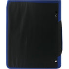 Five Star Nylon 2" 3 Ring Zipper Binder - Blue-Convenient handle on the spine